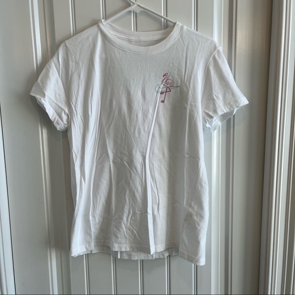 RARE- Neon Flamingo Nike Short Sleeve T-Shirt - Picture 2 of 4